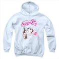 thumbnail image 1 of Boop-Boopsi Cola BPC001 Youth Pull-Over Hoodie - White - Medium, 1 of 1