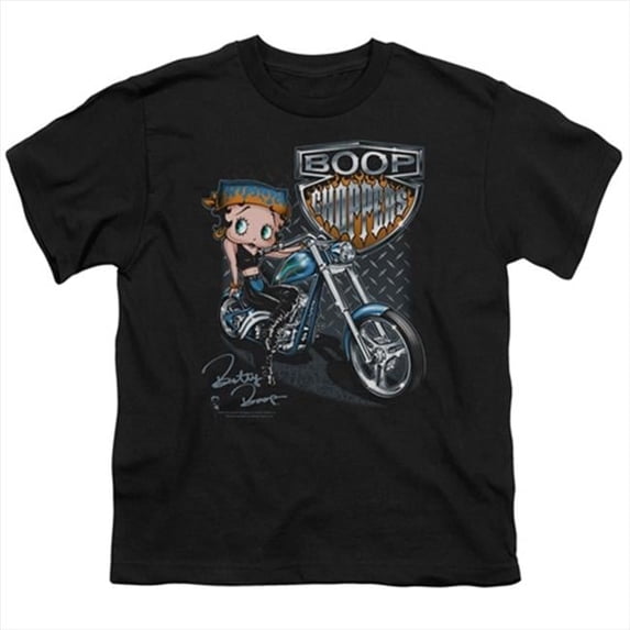 Boop-Choppers 18-1 Youth Short Sleeve Tee - Black - Extra Large