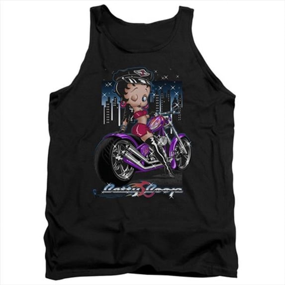 Boop-City Chopper - Adult Tank Top, Black - Extra Large