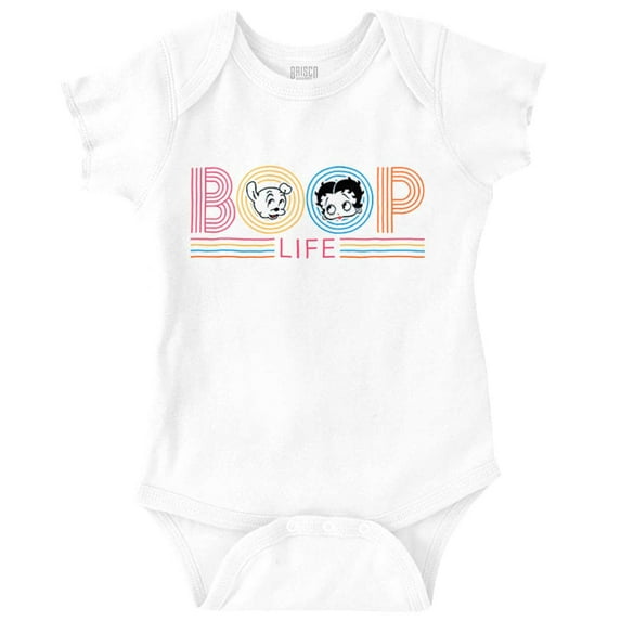 Boop Life Cute Betty Pudgy Adorable Bodysuit Jumper Girls Infant Baby Brisco Brands 24M