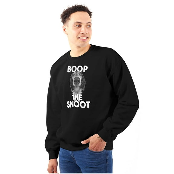 Boop Snoot Dog Meme Rescue Puppy Sweatshirt for Men or Women Brisco Brands S