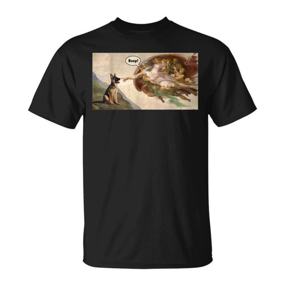 Boop The Snoot Of A German Shepherd Dog Meme TShirt