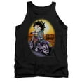 thumbnail image 1 of Betty Boop Cartoon Wild Biker Adult Tank Top Shirt, 1 of 1