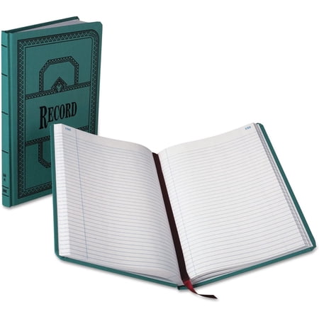 Boorum & Pease 66300R Account Book, Record-Ruled, 300 Pages, 12-1/8-Inch x7-5/8-Inch, Blue