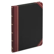 Boorum & Pease Bound Record Book, Single-Page 5-Column Accounting, Black/Maroon Cover, 10.13 x 7.78 Sheets, 150 Sheets/Book