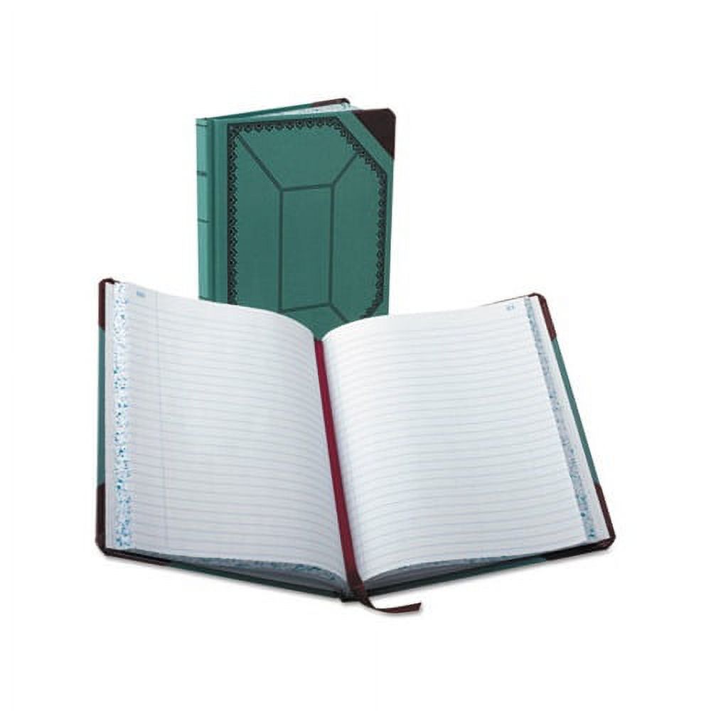 Boorum & Pease Cahier De Comptes Série 9 Ligné 21,6 X 36,6 Cm - 500 Pages Numérotées