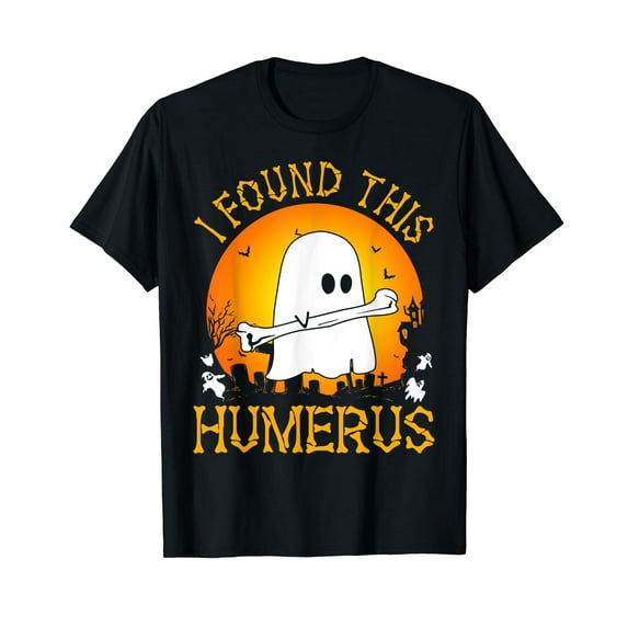 Boos I Found This Humerus halloween gift funny for men T-Shirt