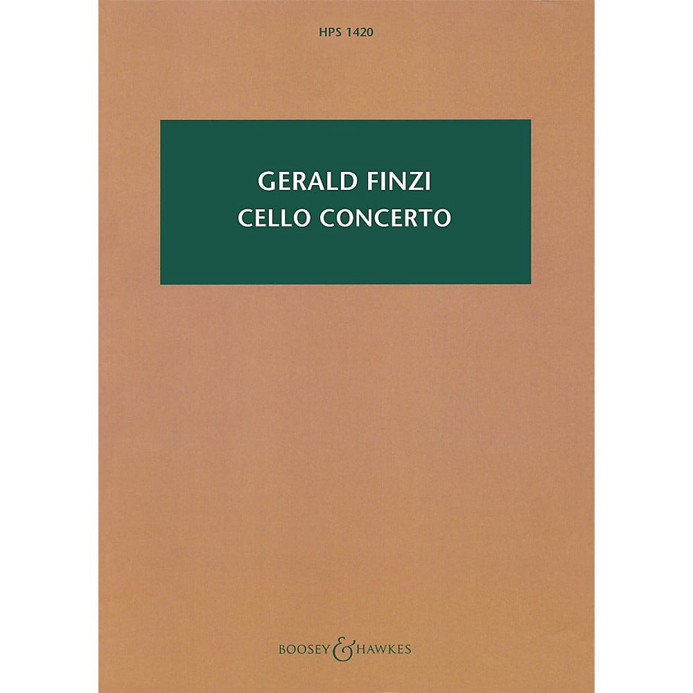 Boosey and Hawkes Cello Concerto (Revised 2009 Study Score) Boosey & Hawkes Scores/Books Series Softcover by Gerald Finzi