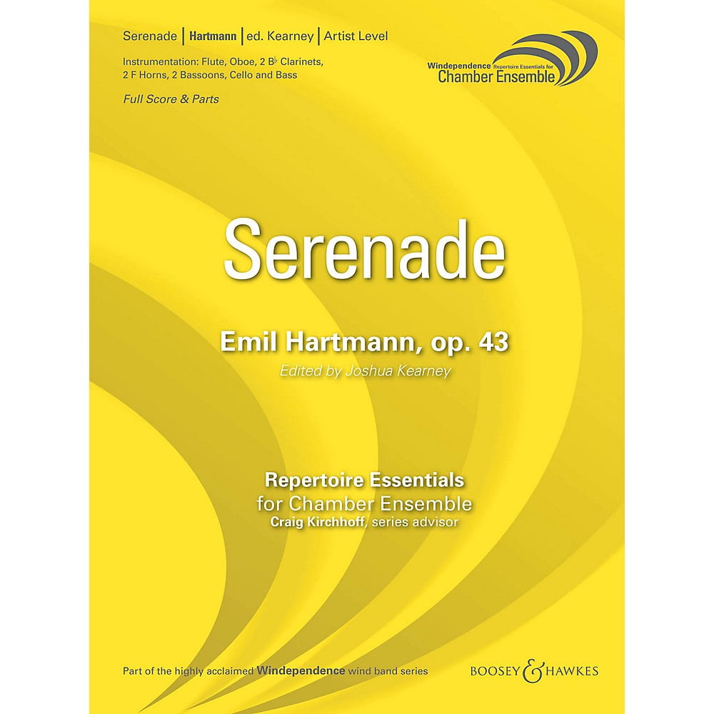 Boosey and Hawkes Serenade, Op. 43 (Score Only) Concert Band Level 5 Composed by Emil Hartmann