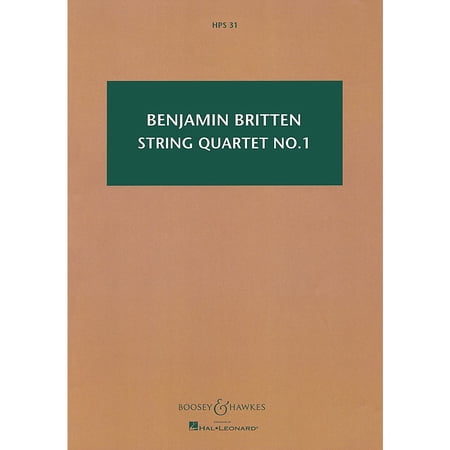 Boosey and Hawkes String Quartet No. 1, Op. 25 (in D Major) Boosey & Hawkes Scores/Books Series by Benjamin Britten