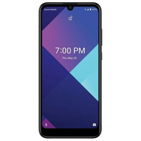 Boost ANS Wiko Ride 3 Smartphone (Prepaid), Black