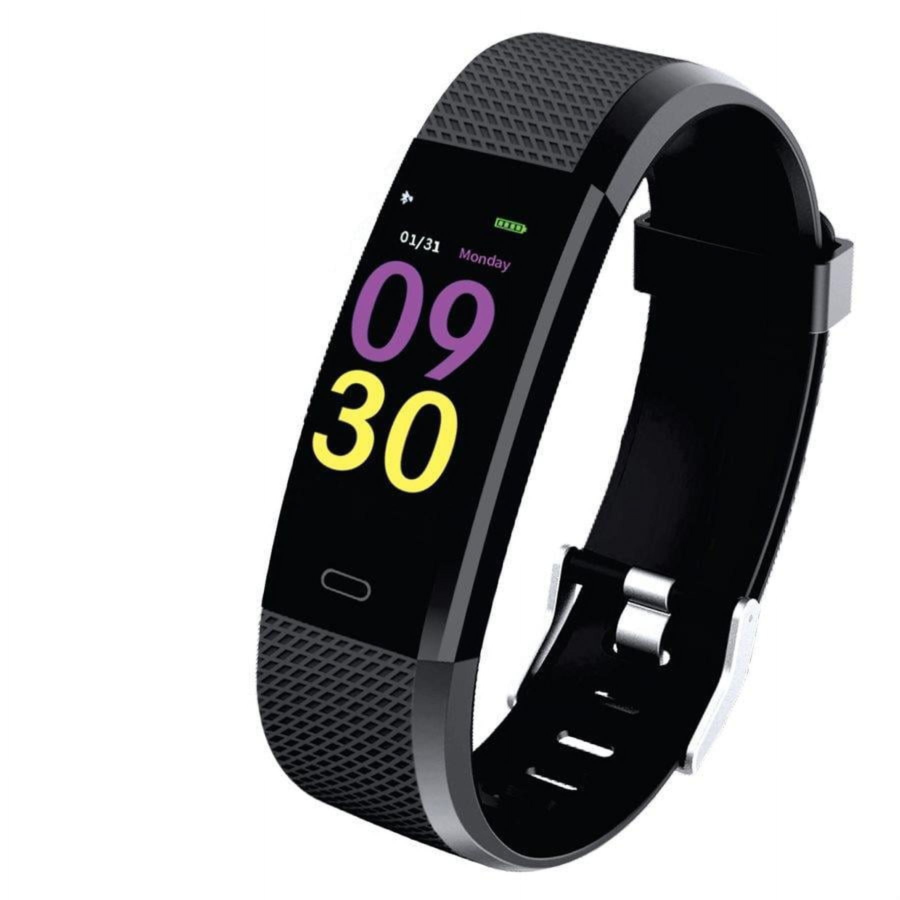 Boost BSW223 Fitness Tracker with Heart Rate Function Black Walmart
