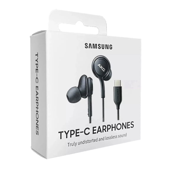 for Boost Celero 5G (2024) AKG Wired Earbuds with Microphone, High-Resolution Audio, Noise-Isolating In-Ear Headphones, Type-C Connector Inline Remote & Volume Control
