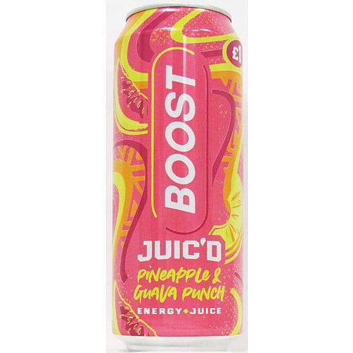 Boost Energy Juic'd Pineapple & Guava 500ml (pack of 12)