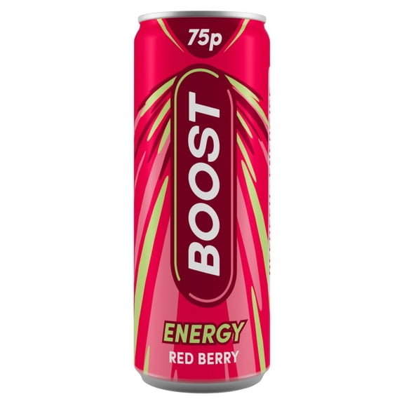 Boost Energy Red Berry 250ml (pack of 24)
