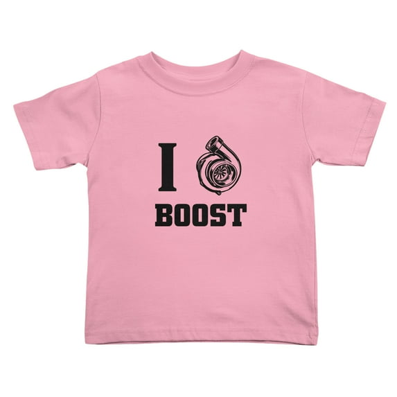 Boost Engine Funny Toddler T-Shirts for Boys Girls (Pink, Youth S)