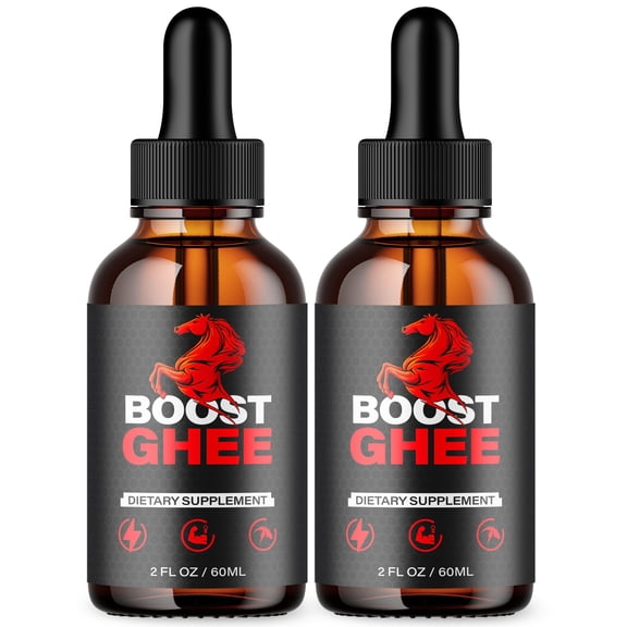 Boost Ghee Drops Advanced Performance Support Liquid Supplement BoostGhee (60 Servings)
