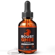 Boost Ghee   Health Support with Natural Ingredients to Support Steady Energy, Stamina & Drive | Daily Formula in Easy-to-Take Drops, 30 Day Supply 30 Servings