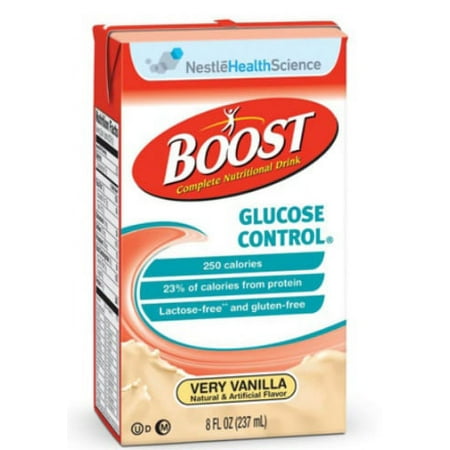 Nestle Boost Glucose Control 250 Cal 8 oz: Vanilla, 27 Count