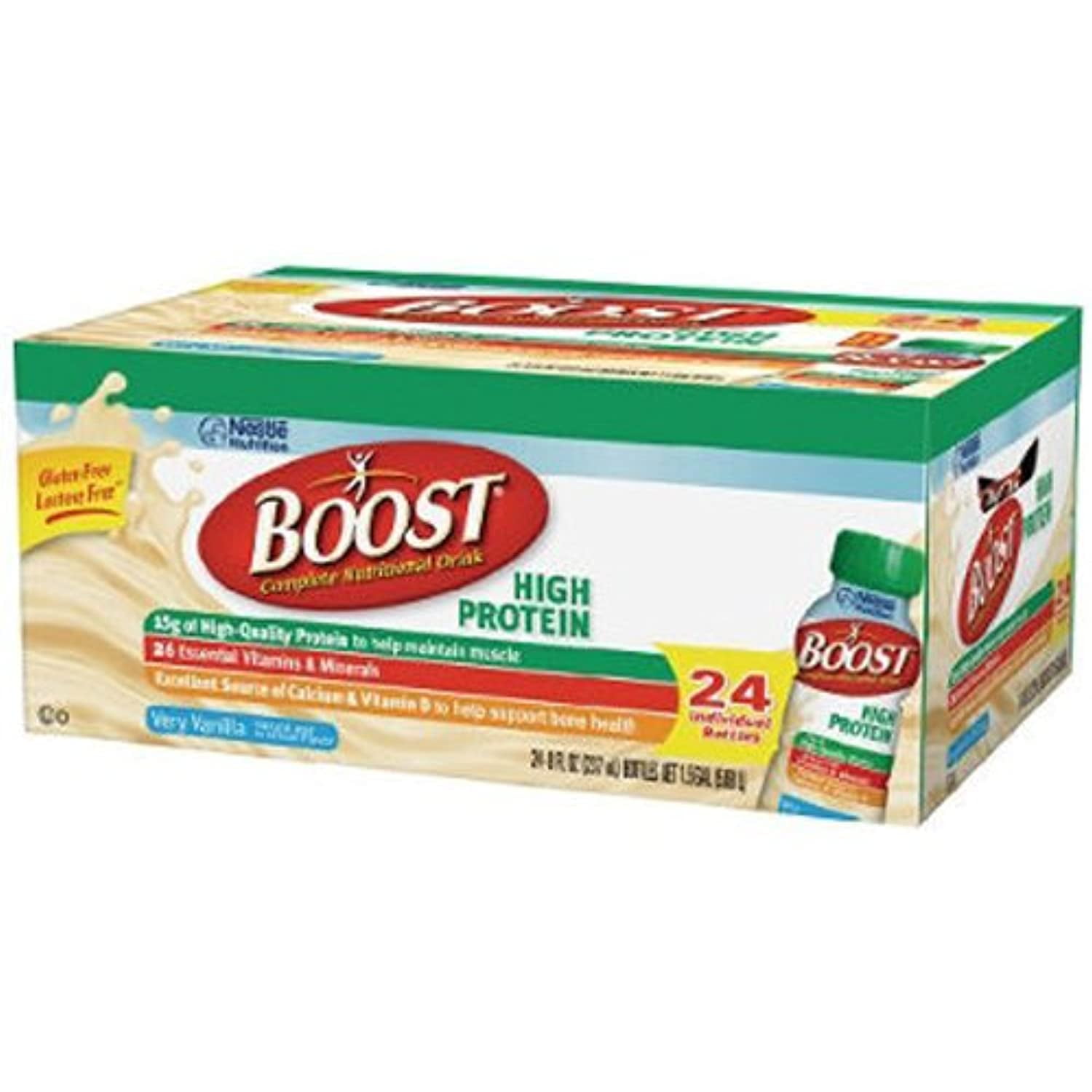 Boost High Protein Vanilla Nutritional Energy Drink Bottles 237Ml (24
