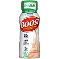 thumbnail image 1 of Boost High Protein with Fiber Balanced Nutritional Drink, Creamy Strawberry, 8 fl oz Bottle, 24 Pack, 1 of 8