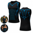 thumbnail image 1 of Boost Men Shirt, Men Sleeveless Compression Tank Top, Quick Dry Breathable Mesh Workout Shirt, Stretch Athletic Base Layer for Gym Running Daily Wear, S-5XL, 1 of 7