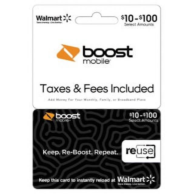 Boost Mobile 10 100 Prepaid Refill PIN
