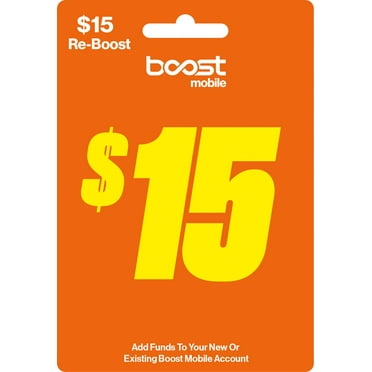 Boost Mobile $15 Direct Top Up