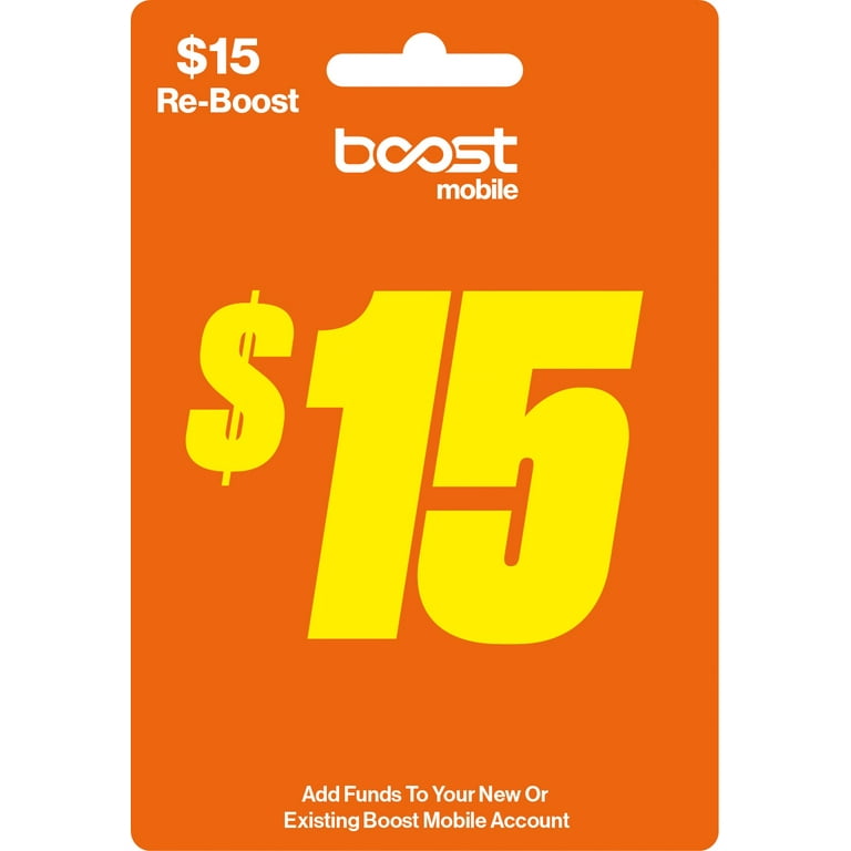 Boost Mobile $15 Direct Top Up - Walmart.com