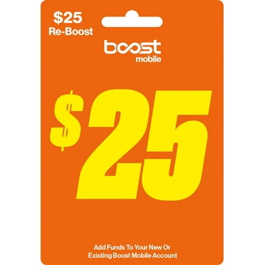 Boost Mobile $25 Direct Top Up