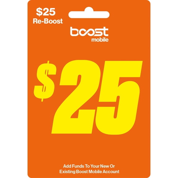 Boost Mobile $25 e-PIN Top Up (Email Delivery)