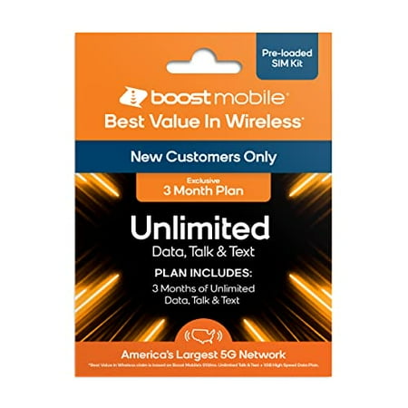 Boost Mobile 3 Month Unlimited