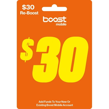 Boost Mobile $30 e-PIN Top Up (Email Delivery)