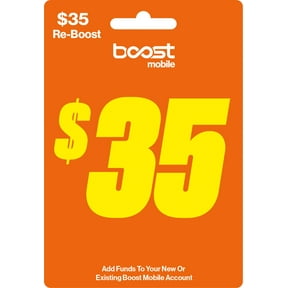 Boost Mobile $35 Direct Top Up