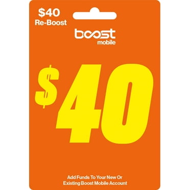 Boost Mobile $40 Direct Top Up