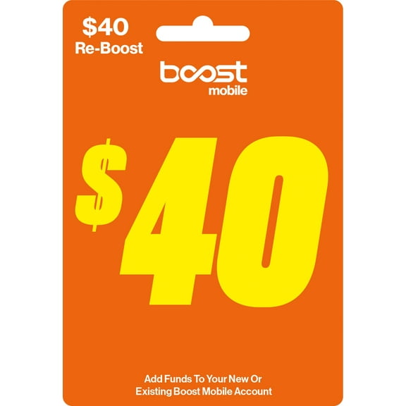Boost Mobile $40 Direct Top Up