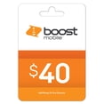 thumbnail image 1 of Boost Mobile $40 e-PIN Top Up (Email Delivery), 1 of 3