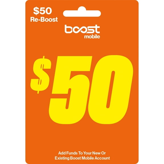 Boost Mobile $50 Direct Top Up