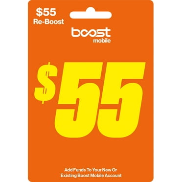 Boost Mobile $55 Direct Top Up