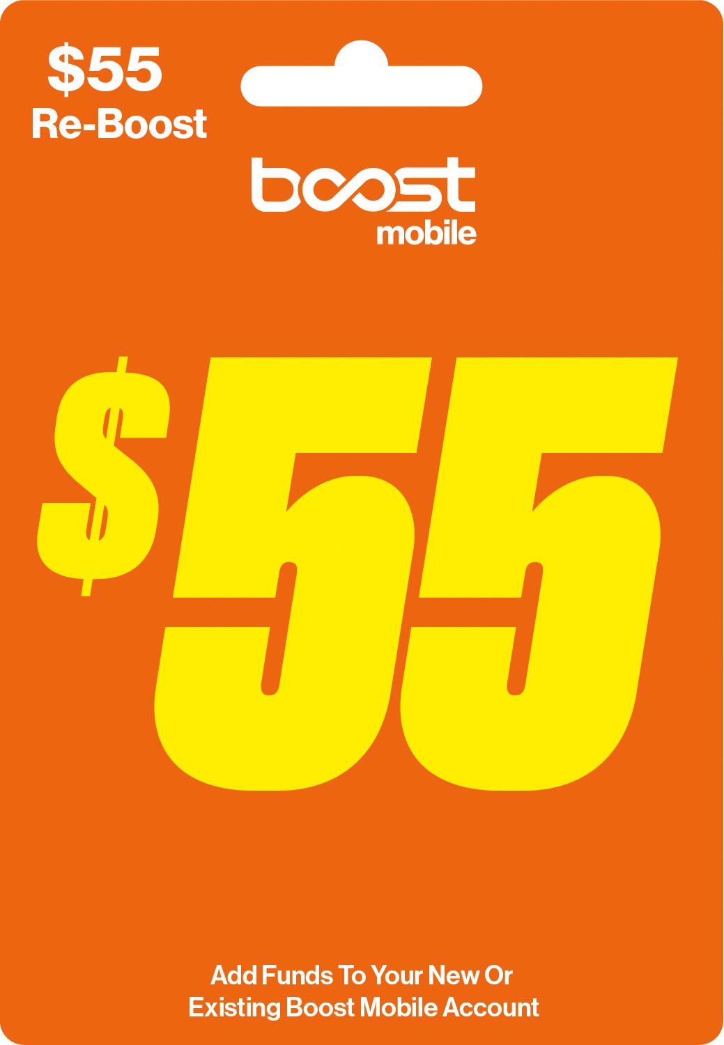 Boost Mobile $55 Direct Top Up