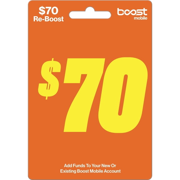 Boost Mobile $70 e-PIN Top Up (Email Delivery)