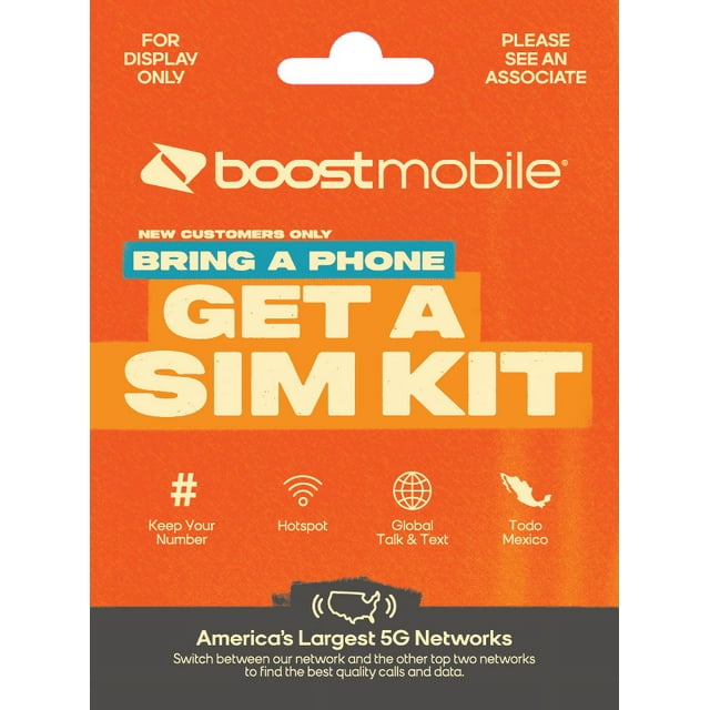How Much Is A Boost Mobile Sim Card Kit Boost Mobile BYOD SIM Card Starter Kit - Walmart.com
