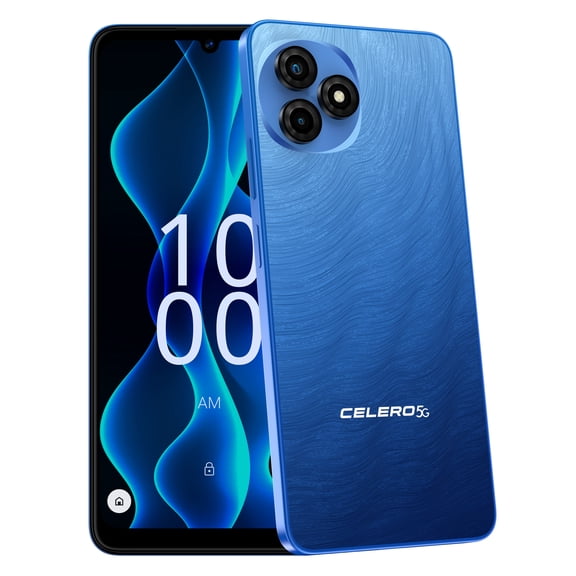 Boost Mobile Celero5G Velocity, 64GB, Blue - Prepaid Smartphone [Locked to Boost Mobile]