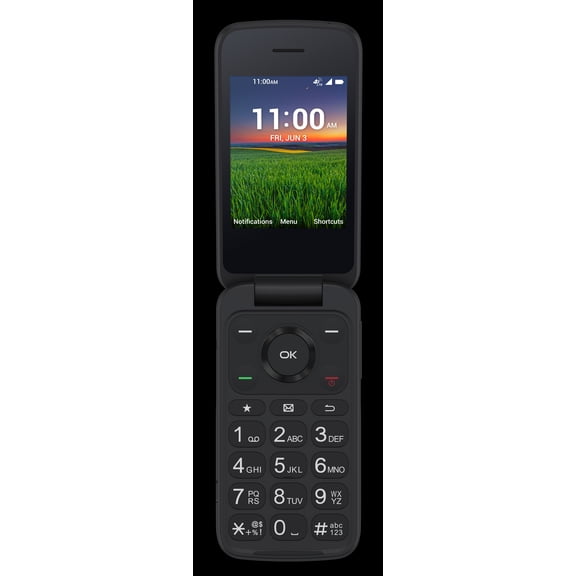 Boost Mobile TCL Classic Flip, 512MB, Black - Prepaid Phone {Locked to Boost Mobile]