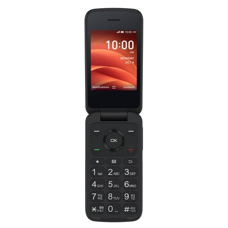 Boost Mobile, TCL Flip Phone, Black - Prepaid Phone