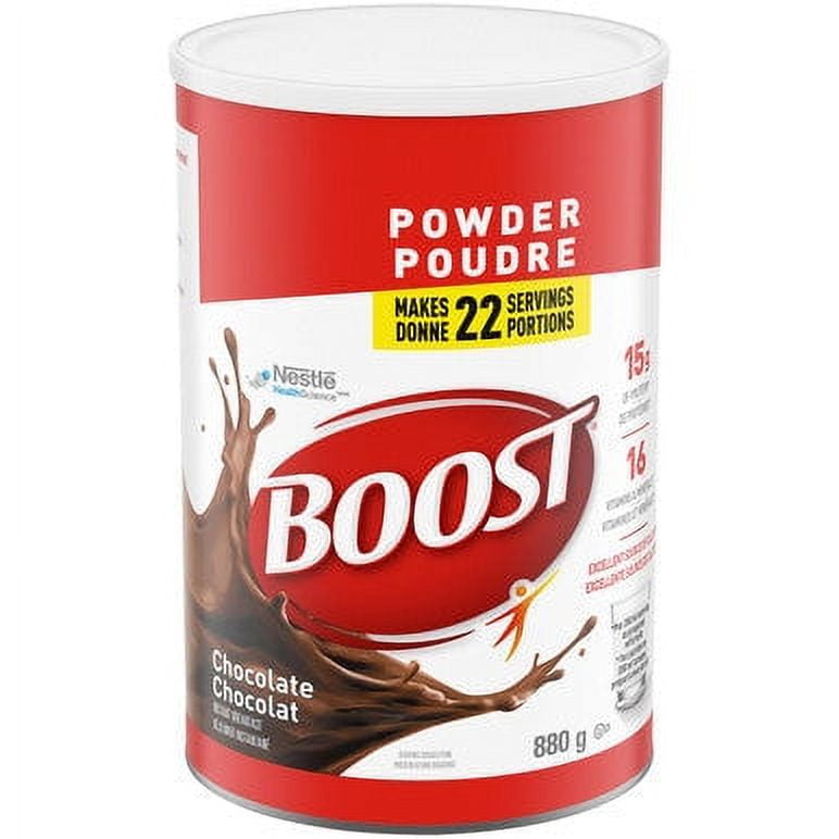 Boost Nutritional Powder Instant Chocolate Breakfast Drink Mix, 880g/1.9 lbs. {Imported from