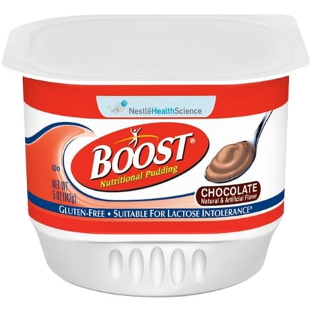 Boost Nutritional Pudding Chocolate, 5 ounce Cup, 48 Count