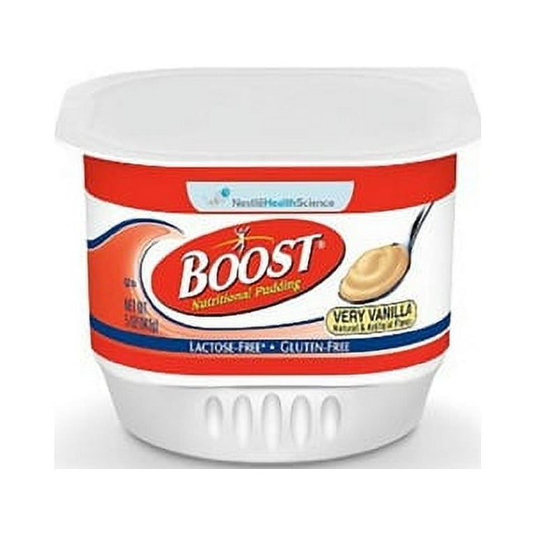 Boost Nutritional Pudding, Vanilla, 5 oz Cup - Pack of 6