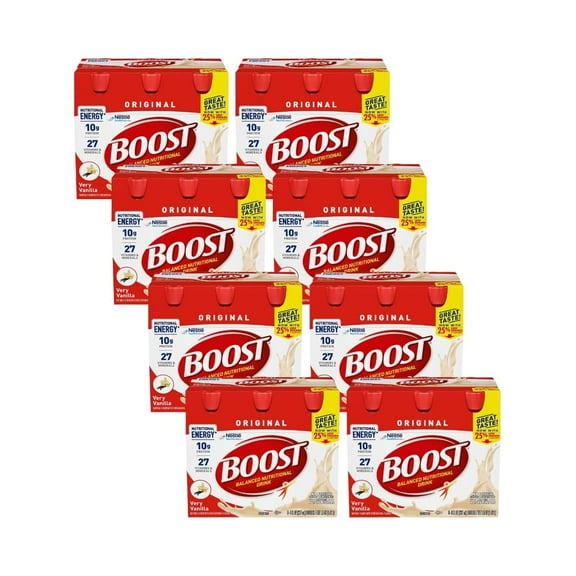 Boost Original Complete Nutritional Drink, Vanilla Delight, 8 oz (Pack of 8)