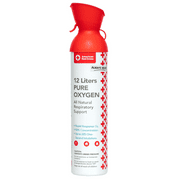 Boost Oxygen American Red Cross 98% Pure Supplemental Oxygen, 12 Liter, Flavorless 1 Pack, Model 801